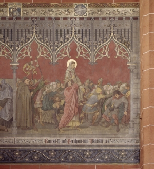 Konrad III. und Bernhard von Clairvaux