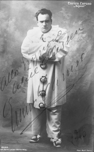 Enrico Caruso als Canio