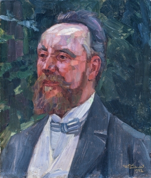 Bernhard Mannfeld (Ölporträt von Wilhelm Trübner)